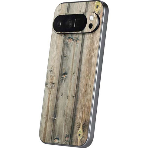 Natural Weathered Wood Pixel 9 Pro XL Skin